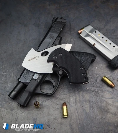 Boker War Toad Friction Folder Knife Black G10 Titanium (2.25" Satin) TuffKnives 6 Boker War Toad Friction Folder Knife Black G10 Titanium (2.25" Satin) TuffKnives - Image 6