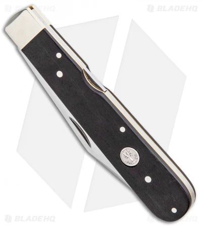 Boker 1906 Folding Lockback Knife Ebony (3.375" Satin) 2 Boker 1906 Folding Lockback Knife Ebony (3.375" Satin) - Image 2