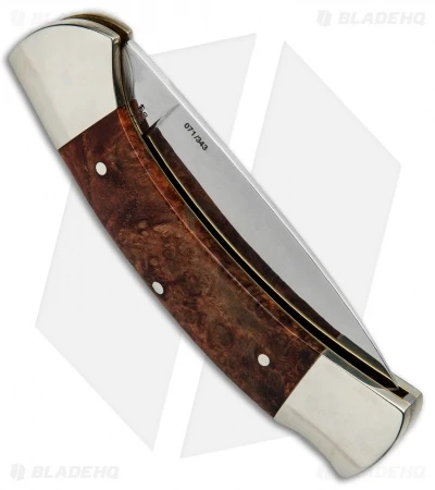 Boker 3000 1674 Lockback Knife Amboina Root Wood (3.375" Satin) 112400 3 Boker 3000 1674 Lockback Knife Amboina Root Wood (3.375" Satin) 112400 - Image 3