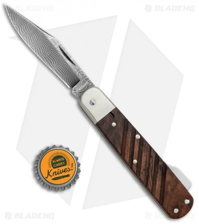 Boker 98k-Damascus Clip Point Lockback Knife Desert Ironwood (2.6" Damascus) 4 Boker 98k-Damascus Clip Point Lockback Knife Desert Ironwood (2.6" Damascus) - Image 4