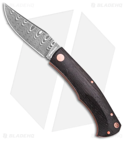 Boker Annual Damascus Slip Joint Knife Bog Oak (3.1" Steam Engine Damascus) 1 Boker Annual Damascus Slip Joint Knife Bog Oak (3.1" Steam Engine Damascus)