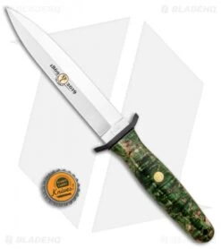 Boker Applegate 150th Anniversary Fixed Blade Knife Curly Birch (6" Satin) 7 Boker Applegate 150th Anniversary Fixed Blade Knife Curly Birch (6" Satin) -Boker Boker Applegate 150th Anniversary Dagger Fixed Curly Birch Satin 126643 BHQ 94446 jr bottlecap