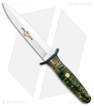 Boker Applegate 150th Anniversary Fixed Blade Knife Curly Birch (6" Satin) 1 Boker Applegate 150th Anniversary Fixed Blade Knife Curly Birch (6" Satin)