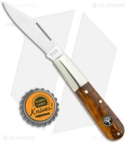 Boker Barlow Pocket Knife Curly Birch Wood (3.3" Satin) 117941 -Boker Boker Barlow Pocket Knife Curly Birch Wood 117941 BHQ 120614 jr bottlecap