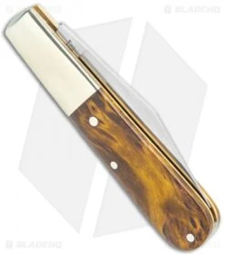 Boker Barlow Pocket Knife Curly Birch Wood (3.3" Satin) 117941 -Boker Boker Barlow Pocket Knife Curly Birch Wood 117941 BHQ 120614 jr side