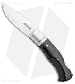 Boker Boxer Lockback Knife Black Micarta (3.1" Mirror) 111028
