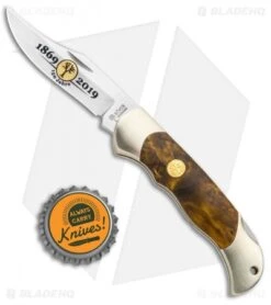 Boker Boy Scout 150th Anniversary Edition Pocket Knife Thuya Wood Handle 115118 -Boker Boker Boy Scout 150 Anniversary Edition Thuya Wood 115118 BHQ 117265 jr bottlecap