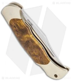 Boker Boy Scout 150th Anniversary Edition Pocket Knife Thuya Wood Handle 115118 -Boker Boker Boy Scout 150 Anniversary Edition Thuya Wood 115118 BHQ 117265 jr side