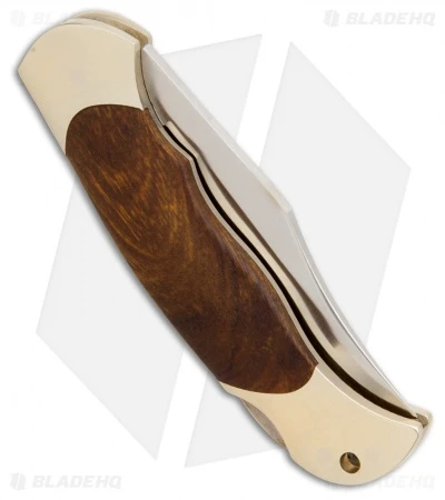 Boker Boy Scout Classic Gold Lockback Knife Desert Ironwood (2.25" Satin) 114118 2 Boker Boy Scout Classic Gold Lockback Knife Desert Ironwood (2.25" Satin) 114118 - Image 2