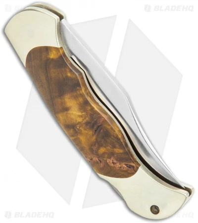 Boker Boy Scout Lockback Knife Curly Birch Handle (3.1" Satin) 117118 3 Boker Boy Scout Lockback Knife Curly Birch Handle (3.1" Satin) 117118 - Image 3