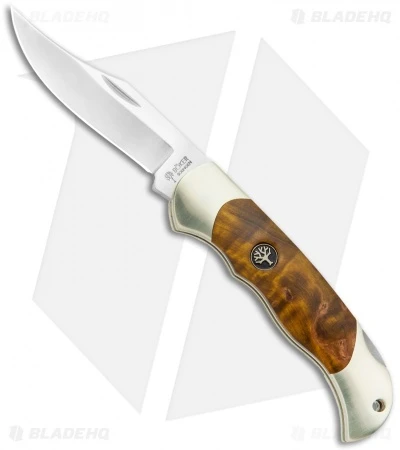 Boker Boy Scout Lockback Knife Curly Birch Handle (3.1" Satin) 117118 1 Boker Boy Scout Lockback Knife Curly Birch Handle (3.1" Satin) 117118