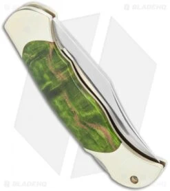 Boker Boy Scout Lockback Knife Green Curly Birch (3.1" Satin) 118118 6 Boker Boy Scout Lockback Knife Green Curly Birch (3.1" Satin) 118118 -Boker Boker Boy Scout Pocket Knife Green Curly Birch Satin 118118 BHQ 120625 jr side