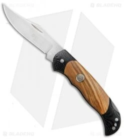 Boker Boy Scout Pocket Knife 3" Olive Wood/G-10 Handle 112410