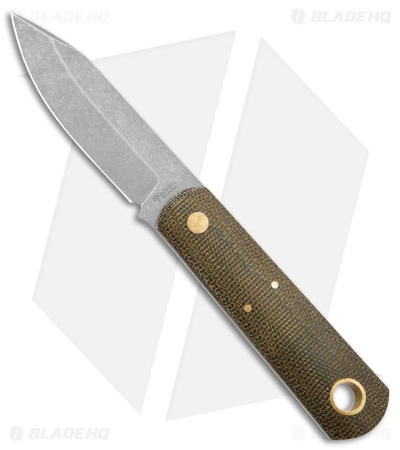 Boker Burnley Barlow Front Pocket Fixed Blade Knife Green Micarta (SW) 1 Boker Burnley Barlow Front Pocket Fixed Blade Knife Green Micarta (SW)