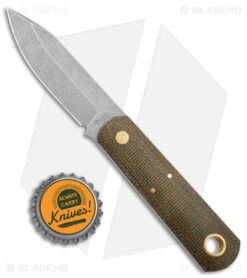 Boker Burnley Barlow Front Pocket Fixed Blade Knife Green Micarta (SW) 7 Boker Burnley Barlow Front Pocket Fixed Blade Knife Green Micarta (SW) -Boker Boker Burnley Barlow Front Pocket Fixed Blade Green Micarta SW BHQ 139195 jr bottlecap