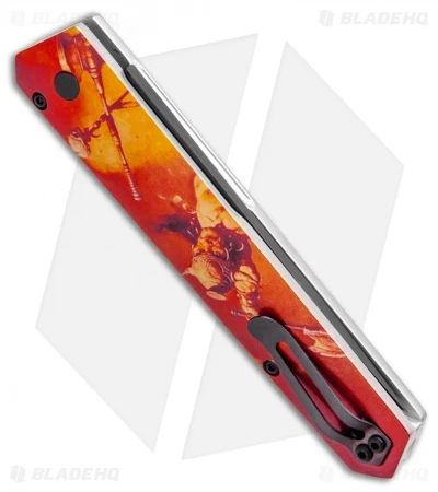 Boker Burnley Kwaiken Automatic Knife Frank Frazetta Series LE Red (3.5" Black) 3 Boker Burnley Kwaiken Automatic Knife Frank Frazetta Series LE Red (3.5" Black) - Image 3