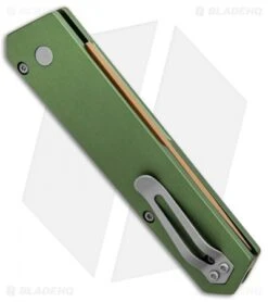 Boker Burnley Kwaiken Compact Automatic Knife OD Green (3" Copper) Pro-Tech -Boker Boker Burnley Kwaiken Compact Auto Desert Warrior OD Green Copper BHQ 94102 jr side