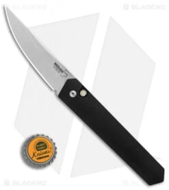 Boker Burnley Limited Kwaiken Automatic Knife Black (3.5" Stonewash) Pro-Tech -Boker Boker Burnley Limited Kwaiken Auto Black SW Protech BHQ 88839 er bottlecap
