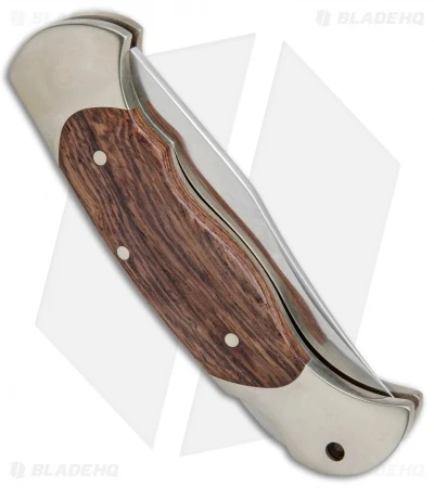 Boker Classic Pocket Knife W/ Rosewood (3.125" Satin Plain) 112002 2 Boker Classic Pocket Knife W/ Rosewood (3.125" Satin Plain) 112002 - Image 2