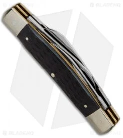 Boker Congress Pocket Knife 3.625" Black Bone 110722 -Boker Boker Congress Pocket Knife Black Bone 110722 BHQ 40067 jr side