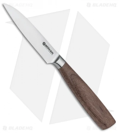 Boker Core 3.5" Vegetable Paring Kitchen Knife Walnut Wood 1 Boker Core 3.5" Vegetable Paring Kitchen Knife Walnut Wood