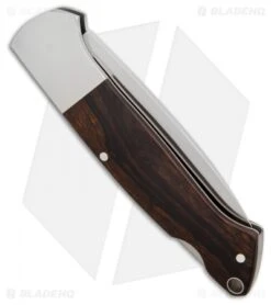 Boker Davis Classic Gold Lockback Knife Desert Ironwood (3.5" Satin) 114624 -Boker Boker Davis Classic Gold Desert Ironwood satin BHQ 86574 er side