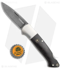 Boker Davis Classic Hunter Steam Engine Lockback Knife (3.3" Damascus) 116624DAM -Boker Boker Davis Classic Hunter Steam Engine Damascus BHQ 121221 jr bottlecap