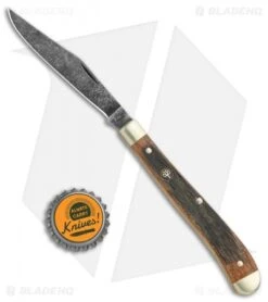 Boker Delicate Pocket Knife 4.125" Castle Wood 113316 -Boker Boker Delicate Pocket Knife Cassie Wood 113316 BHQ 105697 jr bottlecap