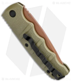 Boker Desert Warrior Kalashnikov Tanto Automatic Knife Green (3.25" D2 Copper) -Boker Boker Desert Warrior Kalashnikov Tanto Auto OD Green D2 Copper BHQ 96967 jr side
