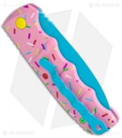 Boker Dessert Warrior Kalashnikov Dagger Automatic Knife (3.25" Blue) Donut -Boker Boker Dessert Warrior Kalashnikov Dagger Auto Donut Blue 01KALS72NSOI BHQ 108010 jr side