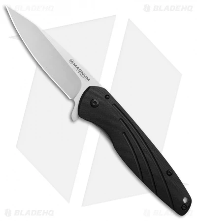 Boker Magnum Ellipse Frame Lock Knife Black G-10 (3.1" Stonewash) 01SC488 1 Boker Magnum Ellipse Frame Lock Knife Black G-10 (3.1" Stonewash) 01SC488