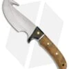 Boker Elk Hunter Gut Hook Fixed Blade Knife Rosewood/Rootwood (4.375" Satin)