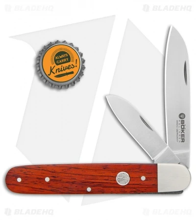 Boker Enigma Slip Joint/Lockback Folding Knife Cocobolo (3.25" Satin) 110031 4 Boker Enigma Slip Joint/Lockback Folding Knife Cocobolo (3.25" Satin) 110031 - Image 4