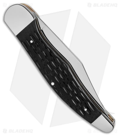 Boker Folding Hunter Pocket Knife 5.25" Jigged Black Bone W/ Pouch 110837 3 Boker Folding Hunter Pocket Knife 5.25" Jigged Black Bone W/ Pouch 110837 - Image 3