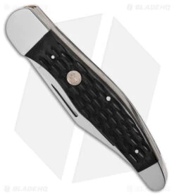 Boker Folding Hunter Pocket Knife 5.25" Jigged Black Bone W/ Pouch 110837 6 Boker Folding Hunter Pocket Knife 5.25" Jigged Black Bone W/ Pouch 110837 -Boker Boker Folding Hunter Pocket Knife 5in Jigged Black Bone w Pouch BHQ 146726 td spine