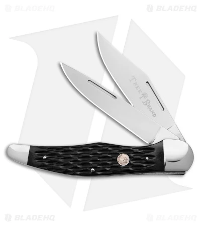 Boker Folding Hunter Pocket Knife 5.25" Jigged Black Bone W/ Pouch 110837 1 Boker Folding Hunter Pocket Knife 5.25" Jigged Black Bone W/ Pouch 110837