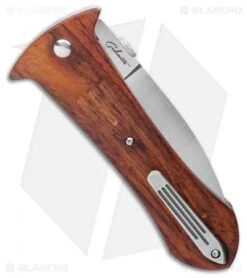 Boker Pocket Smatchet Dagger Folding Knife Rosewood (4" Satin) Gedraitis -Boker Boker Gedraits Pocket Smatchet Dagger Liner Lock Knife Rosewood 4 Satin BHQ 107935 LS Side