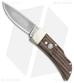 Boker Gent's Lockback Pocket Knife Oak Wood (2.5" Frosted) 111007OT