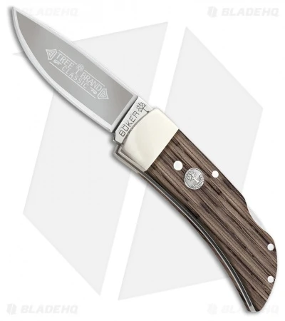Boker Gent's Lockback Pocket Knife Oak Wood (2.5" Frosted) 111007OT 1 Boker Gent's Lockback Pocket Knife Oak Wood (2.5" Frosted) 111007OT