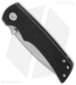 Boker Gulo EDC Frame Lock Knife Black G-10 (3.25" Stonewash) 111655 -Boker Boker Gulo EDC Black G10 SW BHQ 86581 er spine