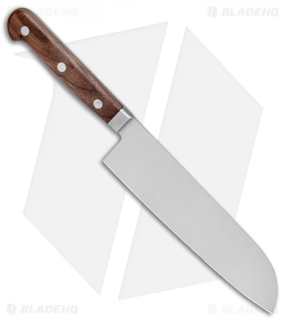 Boker Heritage 7" Santoku Kitchen Knife Walnut Wood 2 Boker Heritage 7" Santoku Kitchen Knife Walnut Wood - Image 2