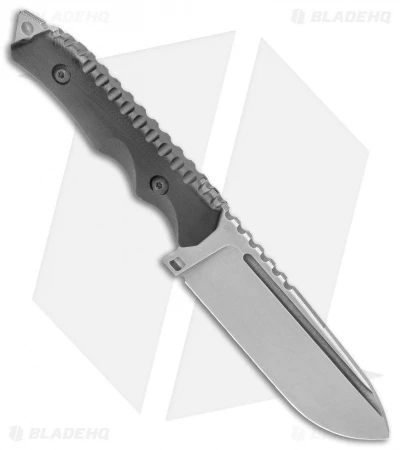 Boker Hermod 2.0 Fixed Blade Knife Black G-10 (4.5" D2 Stonewash ) 2 Boker Hermod 2.0 Fixed Blade Knife Black G-10 (4.5" D2 Stonewash ) - Image 2