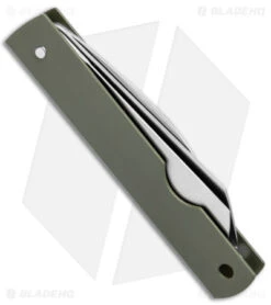 Boker History Knife & Tool Japanese Army Pen Knife Saw + Hawkbill (2.4" Satin) -Boker Boker History Knife and Tool Japanese Army Pen Knife Saw Hawkbill Satin BHQ 146724 jr side