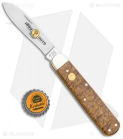 Boker Hunter Mono Lockback Knife 150th Anniversary Edition Curly Birch 115030 -Boker Boker Hunter Knife Mono 150 Anniversary Edition 115030 BHQ 117274 jr bottlecap