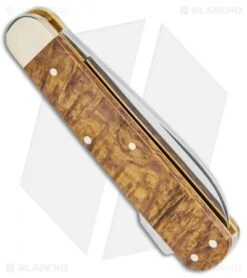 Boker Hunter Mono Lockback Knife 150th Anniversary Edition Curly Birch 115030 -Boker Boker Hunter Knife Mono 150 Anniversary Edition 115030 BHQ 117274 jr side