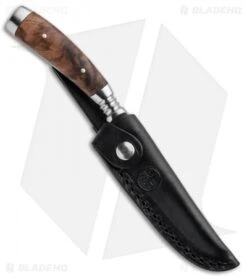 Boker Jager Gold Gobec Nicker Fixed Blade Knife Walnut Wood (4" Satin) 122532 6 Boker Jager Gold Gobec Nicker Fixed Blade Knife Walnut Wood (4" Satin) 122532 -Boker Boker Jager Gold Gobec Nicker Walnut Wood Satin 122532 BHQ 90295 jr sheath