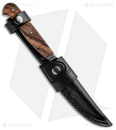 Boker Jager Gold Nicker 11 Fixed Blade Knife Walnut Wood (4.4" Satin) 121534 3 Boker Jager Gold Nicker 11 Fixed Blade Knife Walnut Wood (4.4" Satin) 121534 - Image 3