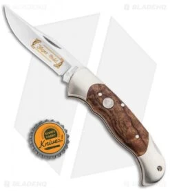 Boker Jager Gold Scout Folding Lockback Knife Walnut Wood (3.13" Satin) 112086 -Boker Boker Jager Gold Scout Folding LB Walnut Wood Satin 112086 BHQ 90297 jr bottlecap