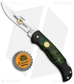 Boker Junior Scout Lightweight 150th Anniversary Knife Curly Birch (2.6" Satin) -Boker Boker Junior Scout Lightweight 150th Anniversary Curly Birch G 10 116119 BHQ 94442 jr bottlecap