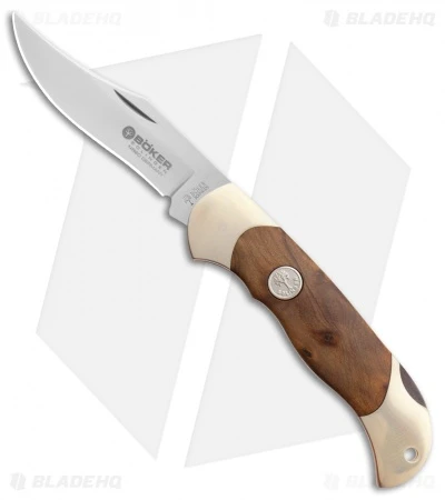 Boker Junior Scout Lockback Knife Thuja Wood (2.6" Satin) 111920 1 Boker Junior Scout Lockback Knife Thuja Wood (2.6" Satin) 111920